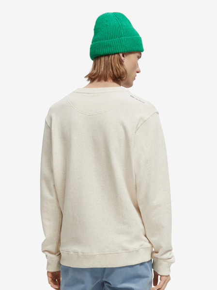 Scotch & Soda Cremefarbenes Herren-Sweatshirt von Scotch & Soda