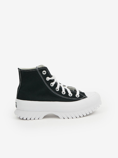 Converse Schwarze Knöchel-Plateau-Sneakers Converse Chuck Taylor All Star Lugged 2.0
