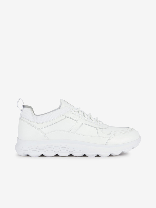 Geox Weiße Herren-Turnschuhe aus Leder Geox