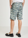 Diesel Grün gemusterte Herren Chino-Shorts Diesel