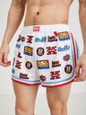 Diesel Weiße gemusterte Herren-Badehose Diesel