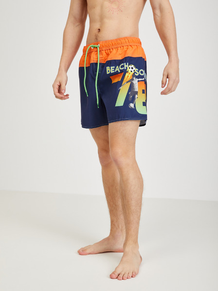 Diesel Diesel Orange und Blau Herren-Badebekleidung