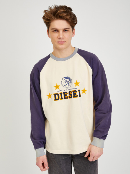 Diesel Diesel Herren Sweatshirt Blau und Gelb