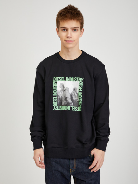 Diesel Diesel Herren Kapuzenpullover schwarz