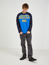 Diesel Diesel Herren-Sweatshirt schwarz und blau