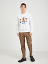 Diesel Weißer Herren-Hoodie Diesel