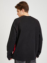 Diesel Diesel Herren Sweatshirt schwarz und rot