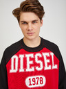 Diesel Diesel Herren Sweatshirt schwarz und rot