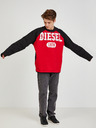 Diesel Diesel Herren Sweatshirt schwarz und rot