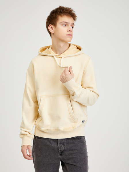 Diesel Hellgelber Herren Hoodie Diesel