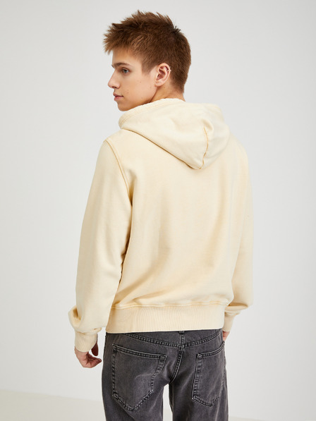 Diesel Hellgelber Herren Hoodie Diesel