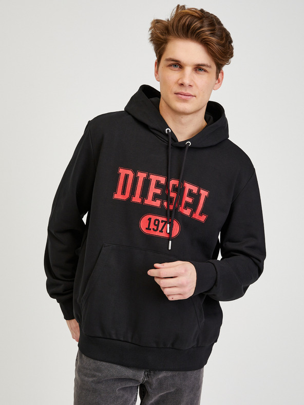 Diesel Schwarzer Herren Hoodie Diesel