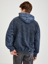 Diesel Dunkelblauer Herren-Kapuzenpullover in Übergröße Diesel