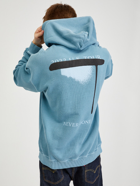 Diesel Blauer Herren-Kapuzenpullover Diesel
