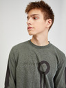 Diesel Diesel Dunkelgrünes Herren T-Shirt mit langen Ärmeln