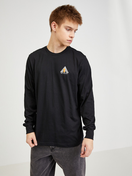 Diesel Schwarzes Herren-Langarmshirt Diesel