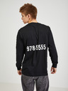 Diesel Schwarzes Herren-Langarmshirt Diesel