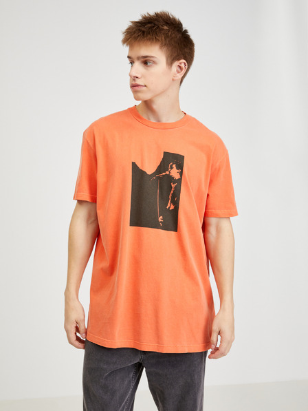 Diesel Orange Herren T-Shirt Diesel