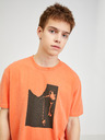 Diesel Orange Herren T-Shirt Diesel