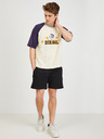 Diesel Diesel Blaues und gelbes Herren-T-Shirt