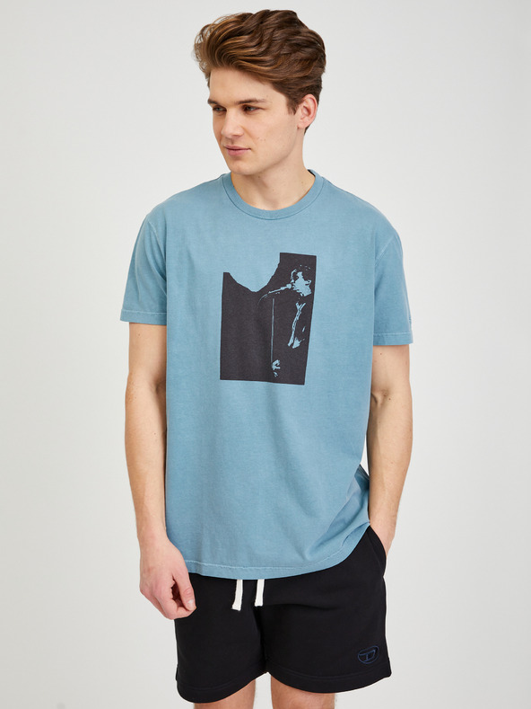 Diesel Diesel Herren-T-Shirt blau