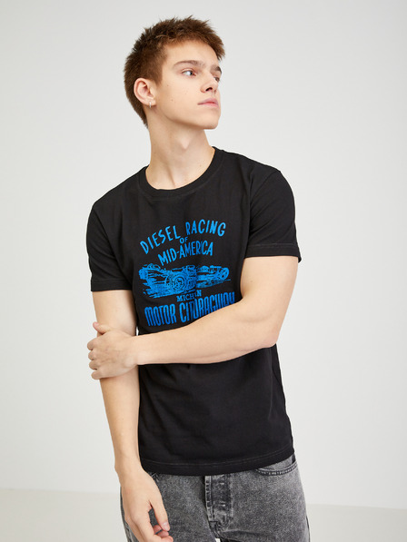 Diesel Schwarzes Herren T-Shirt Diesel