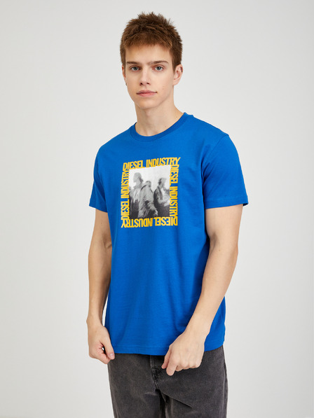 Diesel Blaues Herren-T-Shirt von Diesel