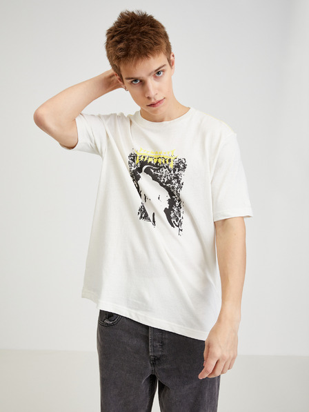 Diesel Weißes Herren-T-Shirt Diesel