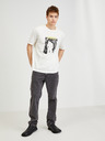 Diesel Weißes Herren-T-Shirt Diesel