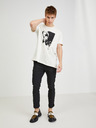 Diesel Cremefarbenes Herren-T-Shirt Diesel