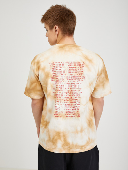 Diesel Beige Herren Batik-T-Shirt Diesel
