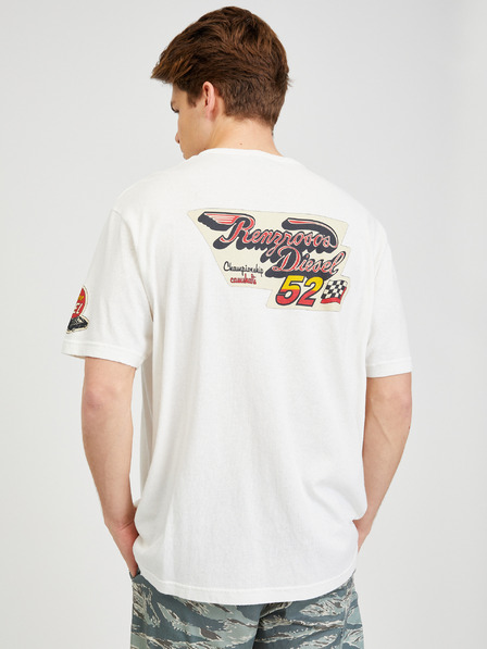 Diesel Weißes Herren-T-Shirt Diesel