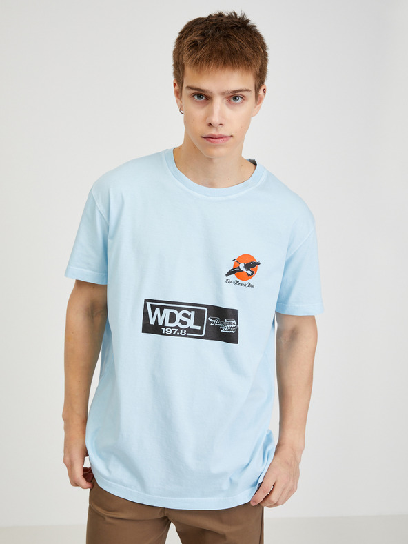 Diesel Diesel Hellblaues Herren T-Shirt