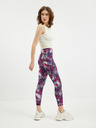 DKNY DKNY Lila Gemusterte Leggings für Damen