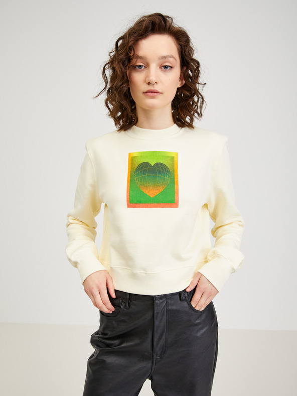 Diesel Diesel Hellgelb Damen Sweatshirt