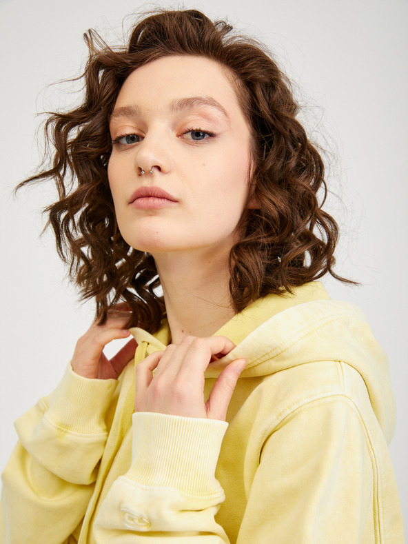 Diesel Gelber Diesel Damen Hoodie