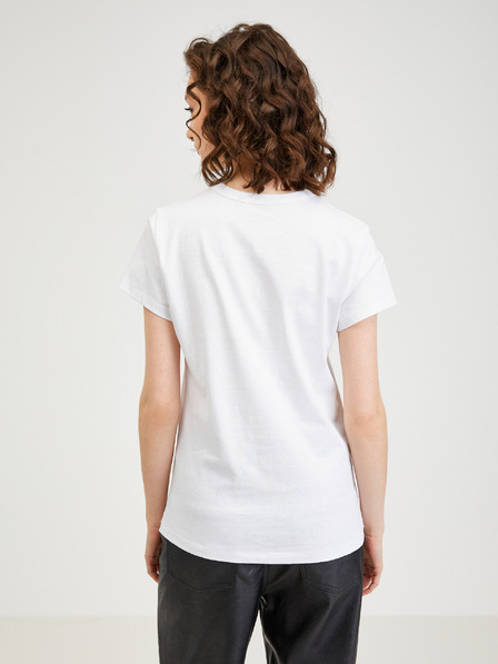 Diesel Weißes Diesel Damen-Cropped-Shirt