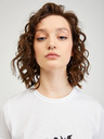 Diesel Weißes Diesel Damen-Cropped-Shirt