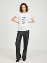 Diesel Weißes Diesel Damen-Cropped-Shirt