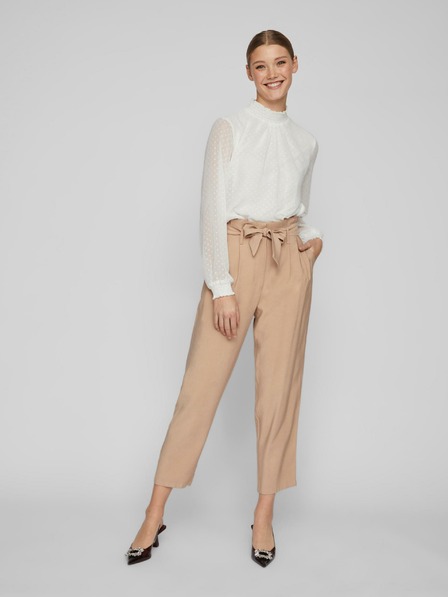 Vila Beige Damenhose VILA Kaya