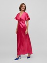 Vila Dunkelrosa Damen Satin Maxikleid VILA Sittas