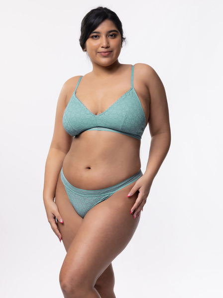 DORINA Hellblauer Damen-Spitzen-Tanga DORINA Yuka