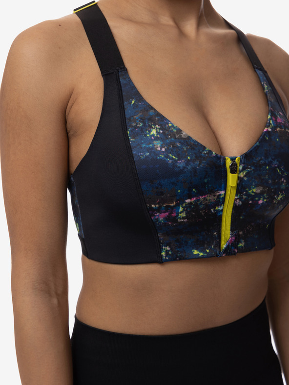 DORINA Schwarzer gemusterter Damen-Sport-BH DORINA Sully