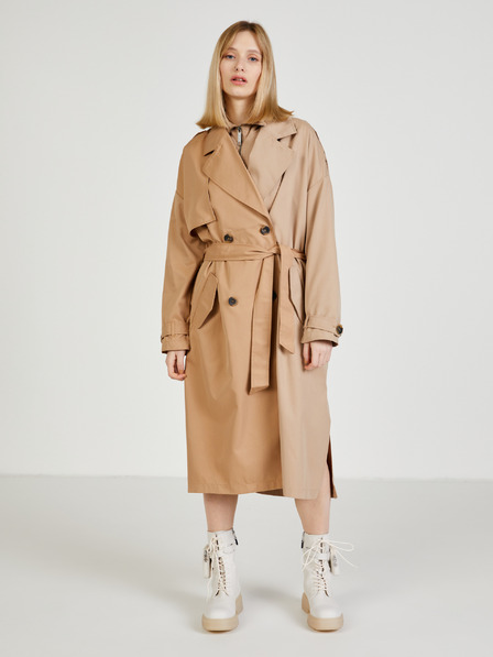 ONLY Beigefarbener Damen-Trenchcoat ONLY Betty
