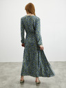 ZOOT.lab Blaugrün gemustertes langes Damenkleid ZOOT.lab Eliane
