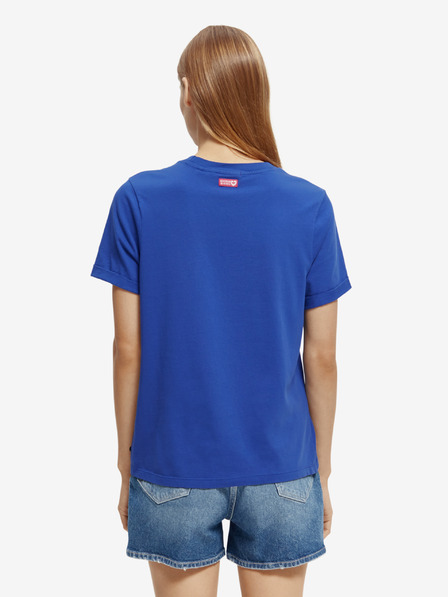 Scotch & Soda Blaues Damen-T-Shirt von Scotch & Soda