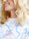 Lee Lee blau-weiß gemustertes Damen-Sweatshirt
