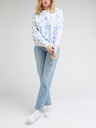Lee Lee blau-weiß gemustertes Damen-Sweatshirt