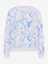 Lee Lee blau-weiß gemustertes Damen-Sweatshirt