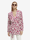 Scotch & Soda Rosa und cremefarbene gemusterte Jacke für Damen Scotch & Soda